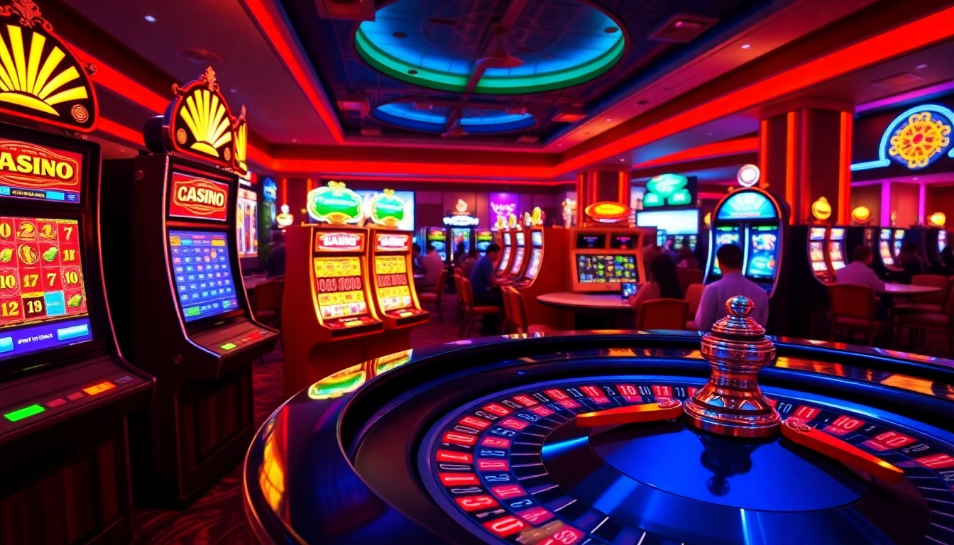 Experience the thrill of Casino online real money with dynamic slot machines and lively gameplay.