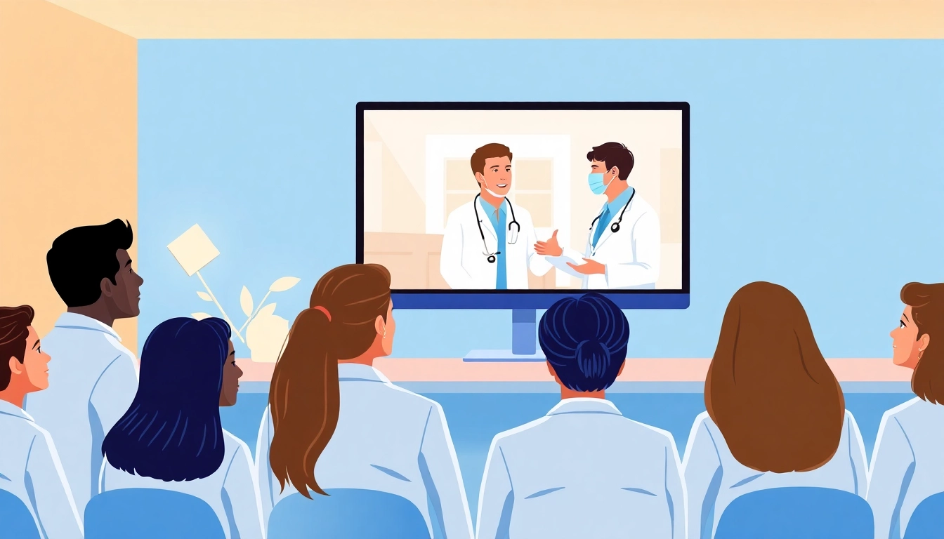 Experience virtual shadowing experiences with students engaging in online medical education sessions.