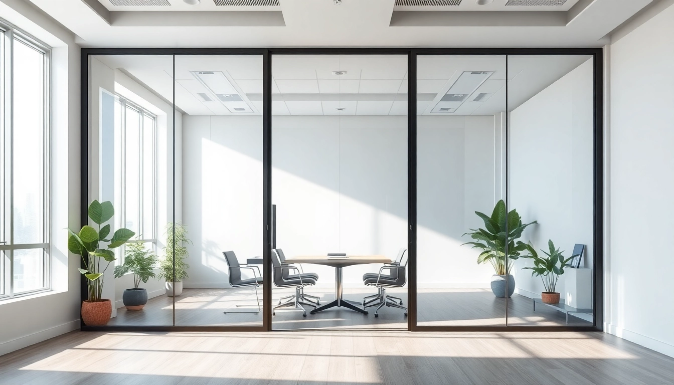 Highlighting movable glass partitions that enhance modern office spaces with stylish and functional designs.