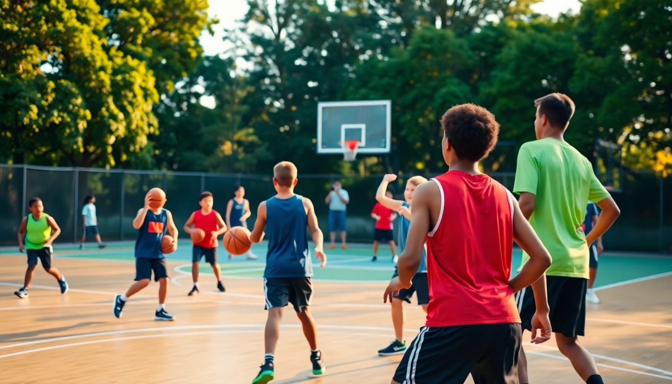 Enhance your skills with the best basketball training programs demonstrating players in action.