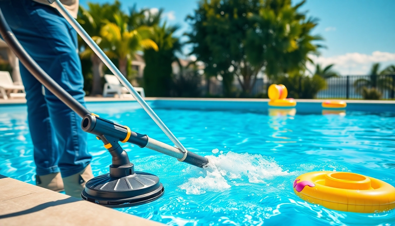 Enhance your pool service Largo with expert cleaning and maintenance in a beautiful pool setting.