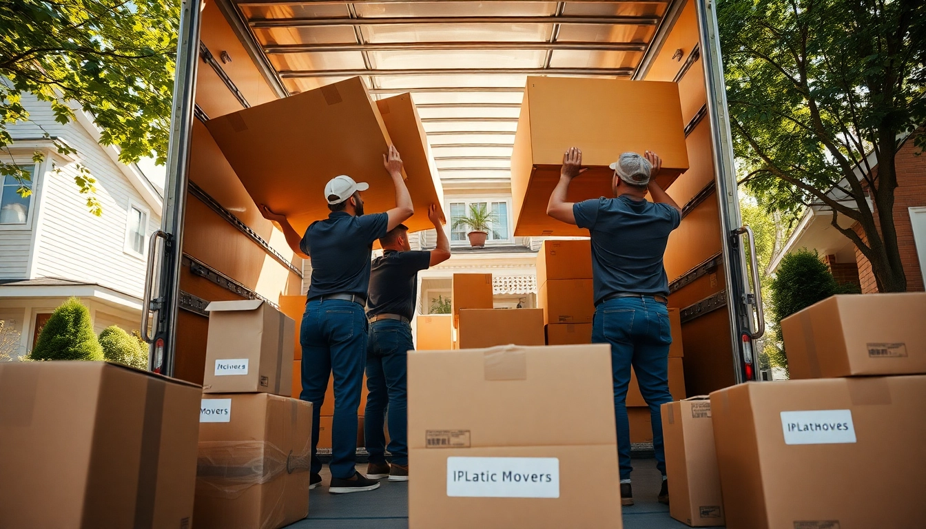 Movers in Toronto area assisting with a residential move, showcasing teamwork and professionalism.